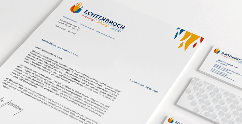 Echterbroch Heizung Corporate Design Echterbroch Heizung Corporate Design